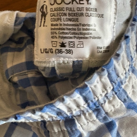 Jockey Blue Plaid boxer Set - Picture 4 of 4
